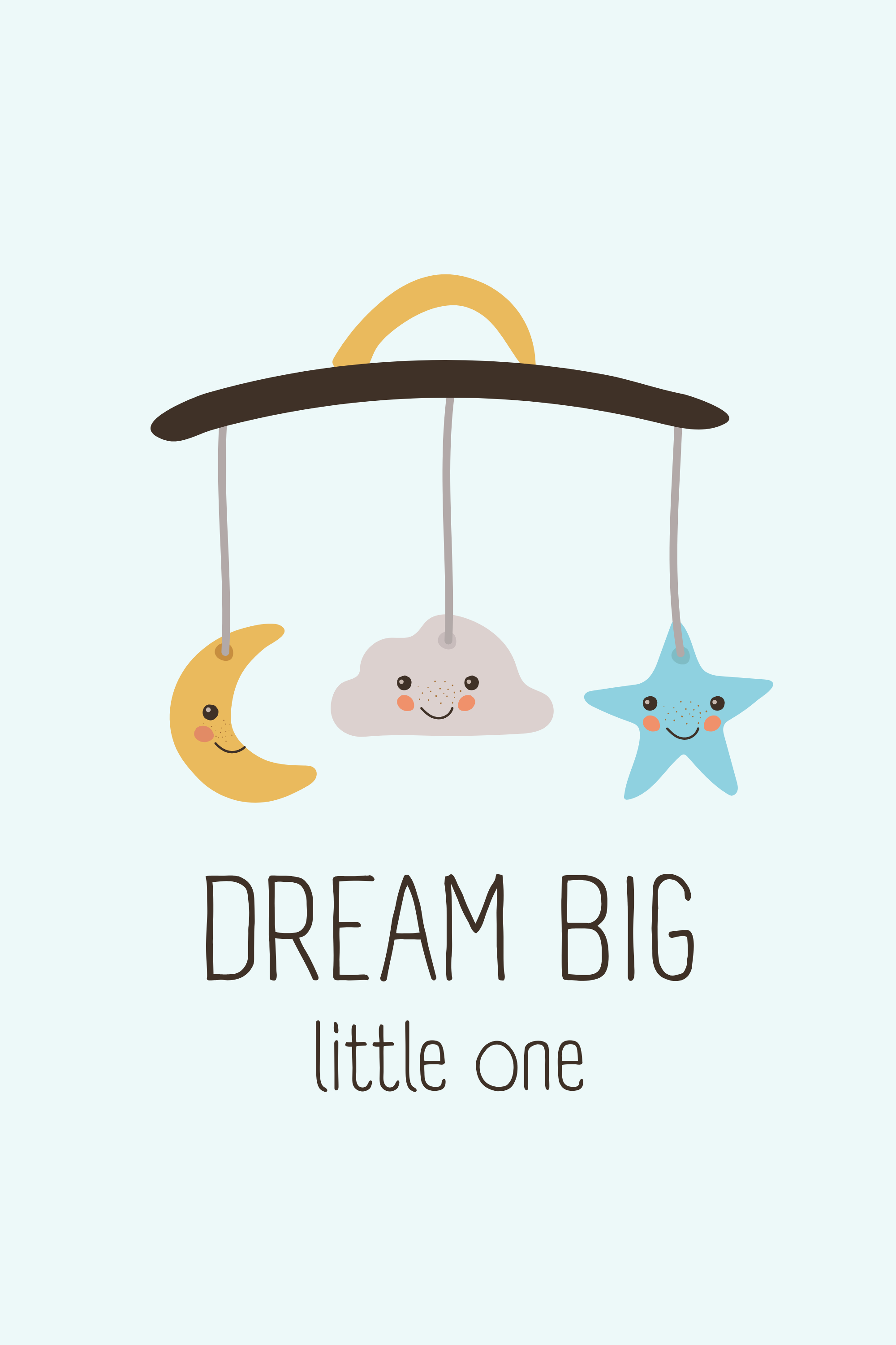 Set of 3 Baby Wall Art Printables | Kids Room Decor Bundle